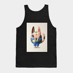 Cat with fish Tank Top